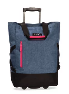 Wózek / torba na zakupy Punta Wheel Classic - denim blue - Torby i wózki na zakupy - miniaturka - grafika 1