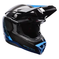 Kaski motocyklowe - Kask Cross BELL Moto-10 Spherical Strike NiebieskiM - miniaturka - grafika 1