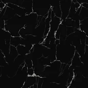 Panele ścienne i boazeria - Panele ścienne winylowe 70x40 cm Artens Black Marble GL czarny marmur błyszczący - miniaturka - grafika 1