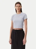 Koszulki i topy damskie - Puma T-Shirt Dare To 629806 Błękitny Slim Fit - miniaturka - grafika 1