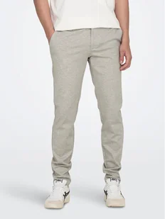 Only & Sons Chinosy Mark 22026326 Szary Slim Fit - Spodnie męskie - miniaturka - grafika 1