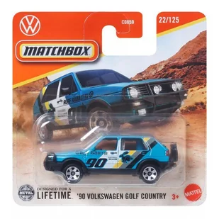 Matchbox: 90 Volkswagen Golf Country resorak - Samochody i pojazdy dla dzieci - miniaturka - grafika 1