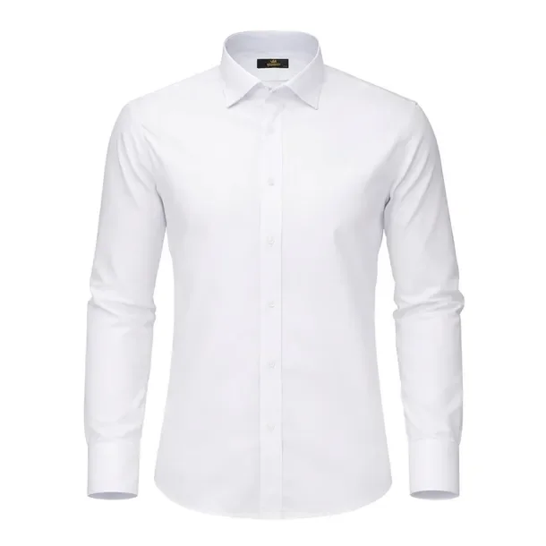 Koszula Męska Classo C878 Slim Fit bawełniana z długim rękawem Biała XXXL