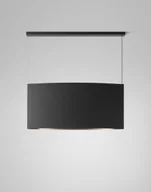 Lampy sufitowe - Wisząca lampa Noren S/151.2 w ciemnoszarym kolorze z oświetleniem skierowanym w górę i w dół - miniaturka - grafika 1