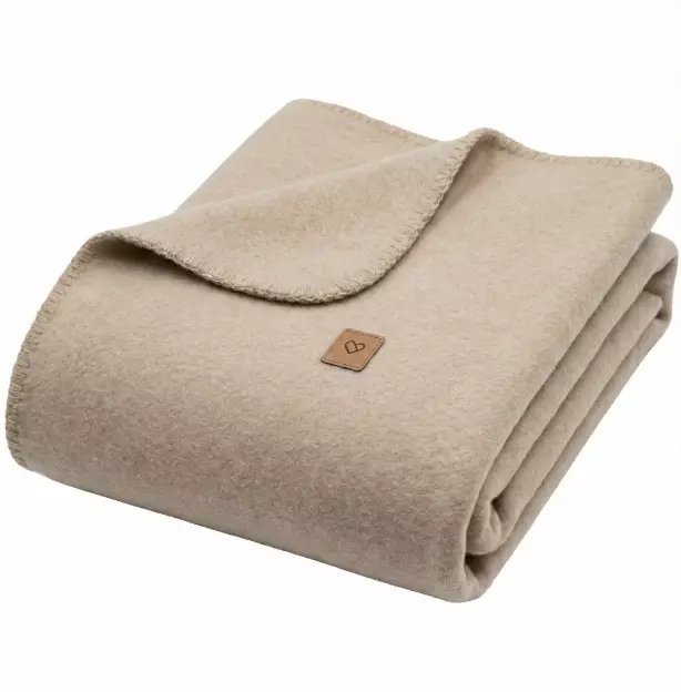 Zaffiro Zaffiro - Koc bawełniany Oslo 75x100cm beige 75x100