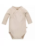 Body dla niemowląt - Yosoy Body niemowlęce z długim rękawem bawełna organiczna Sunny beige, Rozmiar: 68 - miniaturka - grafika 1