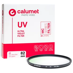 Calumet Filtr UV MC 82 mm Ultra Slim 24 warstw - Kup za 89,10 zł (taniej o 10 %) wpisując w koszyku kod: ORANGECALUMET10 - Filtry fotograficzne - miniaturka - grafika 1
