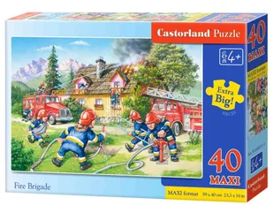 Castorland Puzzle 40 maxi - Gaszenie pożaru CASTOR - Puzzle - miniaturka - grafika 2