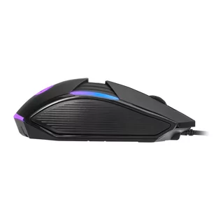 Marvo Mysz M291, 6400DPI, optyczna, 6kl., przewodowa USB, czarna, do gry, podświetlona - Myszki - miniaturka - grafika 3