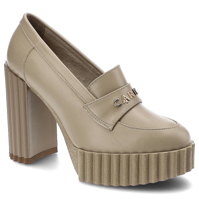 Carinii, Półbuty, B8012_-R77-000-000-F10 Beż, rozmiar 38