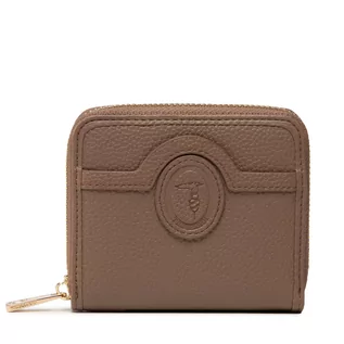 Portfele - Trussardi Mały Portfel Damski Ardisia Zip Around 75W00341 B245 - grafika 1