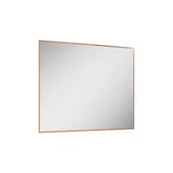 Lustra - Lustro łazienkowe led barwa neutralna prostokątne 100x80 cm Elita Sharon Square różowe złoto RE061003015450 - miniaturka - grafika 1