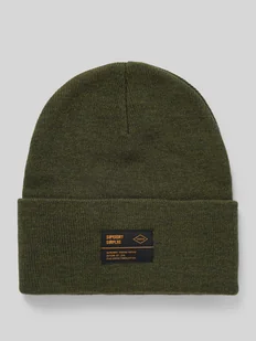 Czapka beanie z naszywką z logo model ‘WORKWEAR’ - Czapki męskie - miniaturka - grafika 1