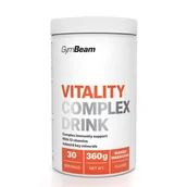 Witaminy i minerały dla sportowców - Vitality Complex Drink GymBeam 360 g marakuja mango - miniaturka - grafika 1