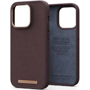 Njord by Elements Etui do iPhone 14 Pro Dark Brown z prawdziwej skóry - Etui i futerały do telefonów - miniaturka - grafika 1