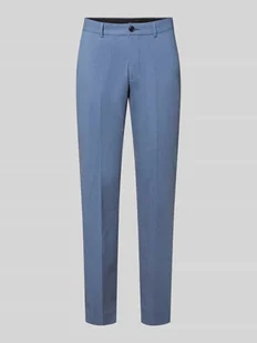 Spodnie do garnituru o kroju regular fit z dodatkiem wiskozy - Spodnie męskie - miniaturka - grafika 1