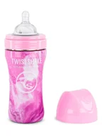 Butelki dla niemowląt - Twistshake Butelka dziecięca w kolorze różowym - 330 ml - miniaturka - grafika 1