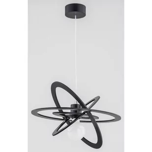 Alfa Sosnowscy Lampa dziecięca wisząca ORLANDO BLUE E27 wys. 90cm czarny 62141 - Lampy sufitowe - miniaturka - grafika 1