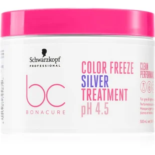 Schwarzkopf Professional Schwarzkopf Professional BC Bonacure Color Freeze Silver maseczka neutralizująca żółtawe odcienie 500 ml - Maski do włosów - miniaturka - grafika 1