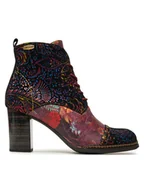 Botki damskie - Laura Vita Botki Elceao 21 Czerwony - miniaturka - grafika 1