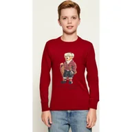 Koszulki dla chłopców - POLO RALPH LAUREN Longsleeve Regular Fit - miniaturka - grafika 1