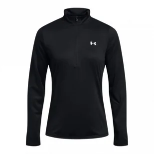 Damski longsleeve treningowy Under Armour Tech 1/2 Zip- Solid - czarny - UNDER ARMOUR - Koszulki sportowe damskie - miniaturka - grafika 1