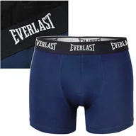 Majtki męskie - Everlast Bokserki Męskie Bawełniane EV001 Niebieskie 1 sztuka Rozmiar M - miniaturka - grafika 1