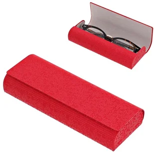 Etui okularowe na magnes ET-124A Czerwone mieniące - Akcesoria do okularów - miniaturka - grafika 1