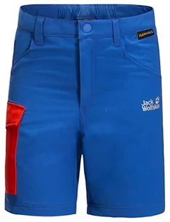 Spodenki damskie - Jack Wolfskin Szorty Dla Dzieci Active K, Coastal Blue, 140 - grafika 1