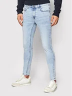 Spodnie męskie - Only & Sons Jeansy Warp Life 22020748 Niebieski Skinny Fit - miniaturka - grafika 1