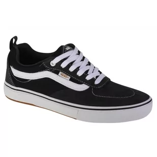 Buty Vans Twill Kyle Walker VN0A5JIE87C1 białe czarne - Trampki męskie - miniaturka - grafika 1