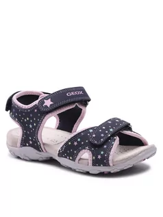 Buty dla dziewczynek - Geox Sandały J S.Roxanne B J25D9B 05015 C0694 D Granatowy - grafika 1