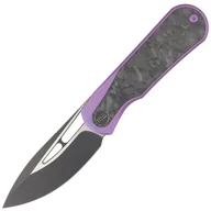 Noże - Nóż składany WE Knife Baloo Purple Titanium / Shredded Carbon Fiber, Black Stonewashed CPM 20CV by Ostap Hel (WE21033-3) - miniaturka - grafika 1