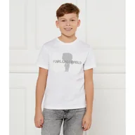 Koszulki dla chłopców - Karl Lagerfeld Kids T-shirt Regular Fit - miniaturka - grafika 1