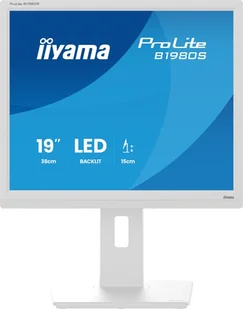 iiyama ProLite B1980S-W1 19" 1280 x 1024 px SVGA LED Biały - Monitory - miniaturka - grafika 1