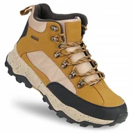 Buty trekkingowe męskie - Męskie Buty Trekkingowe Ocieplane Cross Jeans KK1R4020C Camel-42 - miniaturka - grafika 1