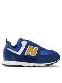 Buty dla dziewczynek - New Balance Sneakersy NW574HBG Niebieski - miniaturka - grafika 1