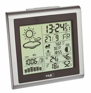 Radiowa stacja meteorologiczna Largo TFA 35.1145.54 Faza księżyca - Stacje pogodowe - miniaturka - grafika 1