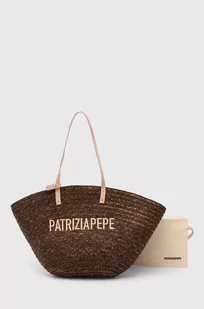 Patrizia Pepe torebka kolor brązowy 2B0046 L070 - Torebki damskie - miniaturka - grafika 1