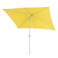Parasole ogrodowe - Parasol ogrodowy N23, parasol ogrodowy, 2x3 m prostokątny, odchylany, poliester/aluminium 4,5 kg, ochrona UV 50+ ~ żółty - miniaturka - grafika 1