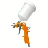 Inne - TEMU Profesjonalny 1,5 mm pneumatyczny pistolet do spryskiwania powietrza z 600CC naczyniem do spryskiwania - Trwały metalowy spoiwowy atomizer do - miniaturka - grafika 1