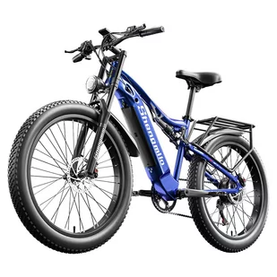 Shengmilo MX03 2023 Electric Bike 26*3.0in Tire 500W Bafang Motor 25km/h Max Speed 48V 15Ah Battery 180kg Load - Rowery elektryczne - miniaturka - grafika 3