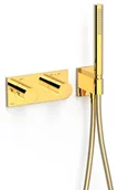 Baterie wannowe i prysznicowe - Bateria podtynkowa TRES B-System 24-K Złoto 30735201OR - miniaturka - grafika 1