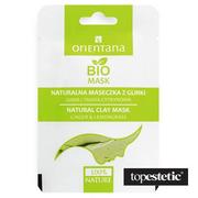 Maseczki do twarzy - Orientana Natural Mask Naturalna maseczka z glinki - Imbir i trawa cytrynowa 10 g - miniaturka - grafika 1