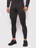 Spodnie sportowe damskie - 4F Legginsy H4L22-SPMF012 Czarny Slim Fit - miniaturka - grafika 1