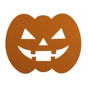 Obrusy i serwetki - Podkładka filcowa SPOOKY 38 x 30 cm pomarańczowy - miniaturka - grafika 1