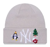 Czapki damskie - Czapka zimowa niemowlęca NEW ERA NYY Infant Festive Cuff Knit Beanie - miniaturka - grafika 1