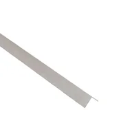 Inne materiały budowlane - Standers Kątownik aluminiowy 1m 15x15x1 mm nikiel szczotkowany matowy srebrny - miniaturka - grafika 1