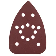 Materiały ścierne - Papier ścierny do szlifierki delta 140 x 140 x 93 mm 180 5 szt. do DED7062 DEDRA - miniaturka - grafika 1