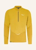 Koszulki męskie - Salewa Midlayer Pedroc Dry Wind gelb - SALEWA - miniaturka - grafika 1